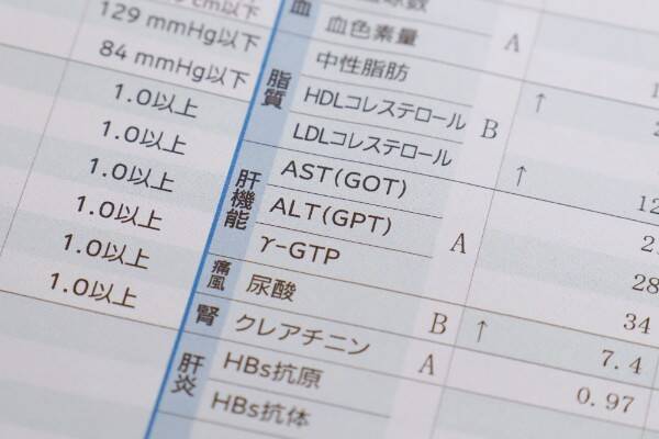 健康診断書の肝機能の欄